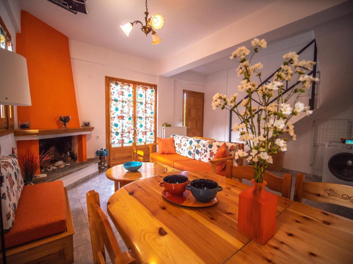 Orange House For Big Families In Damouchari - Delicious Houses Ngoại thất bức ảnh