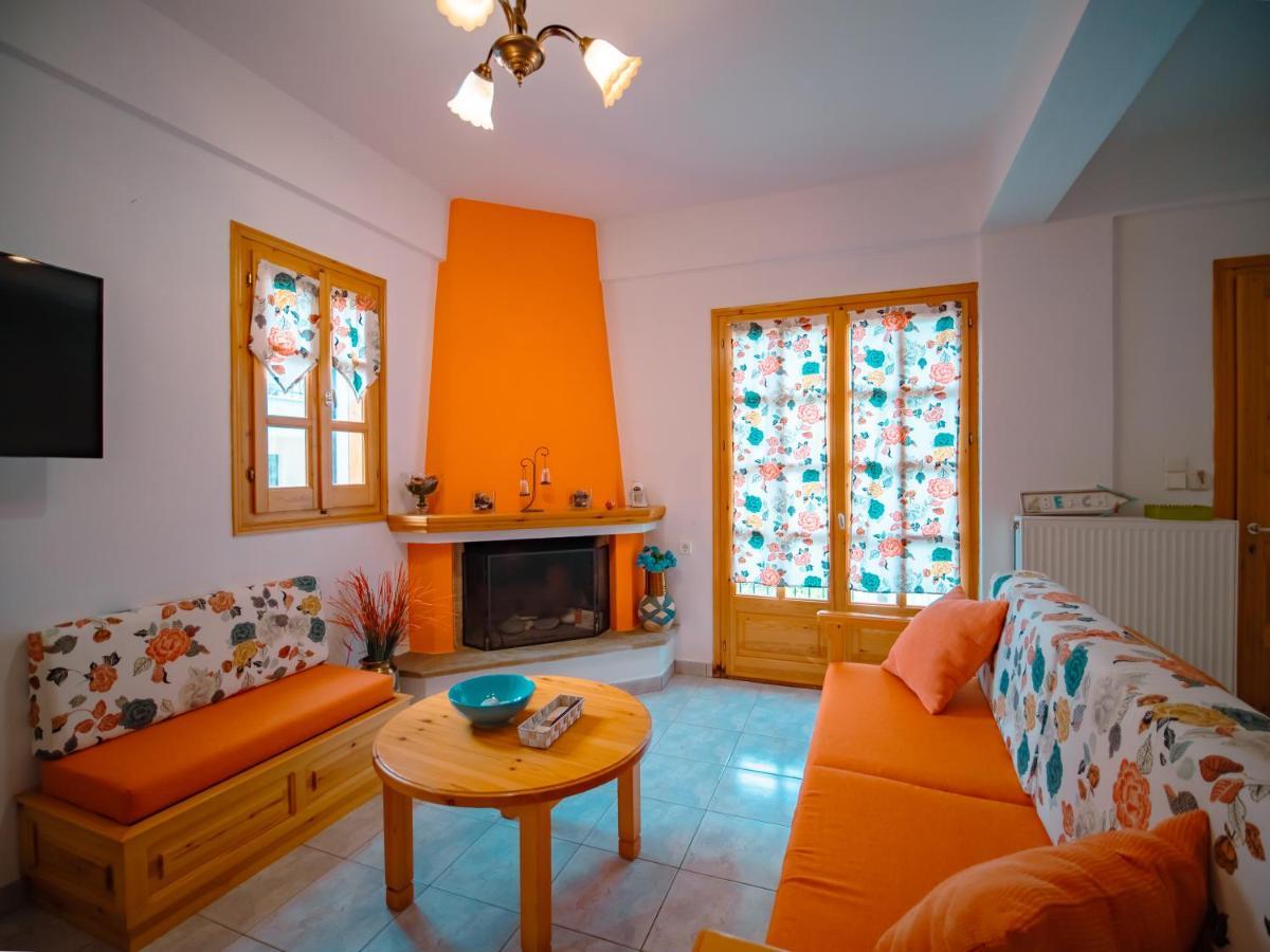 Orange House For Big Families In Damouchari - Delicious Houses Ngoại thất bức ảnh