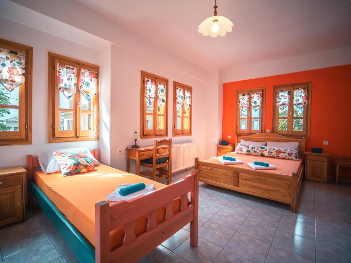 Orange House For Big Families In Damouchari - Delicious Houses Ngoại thất bức ảnh