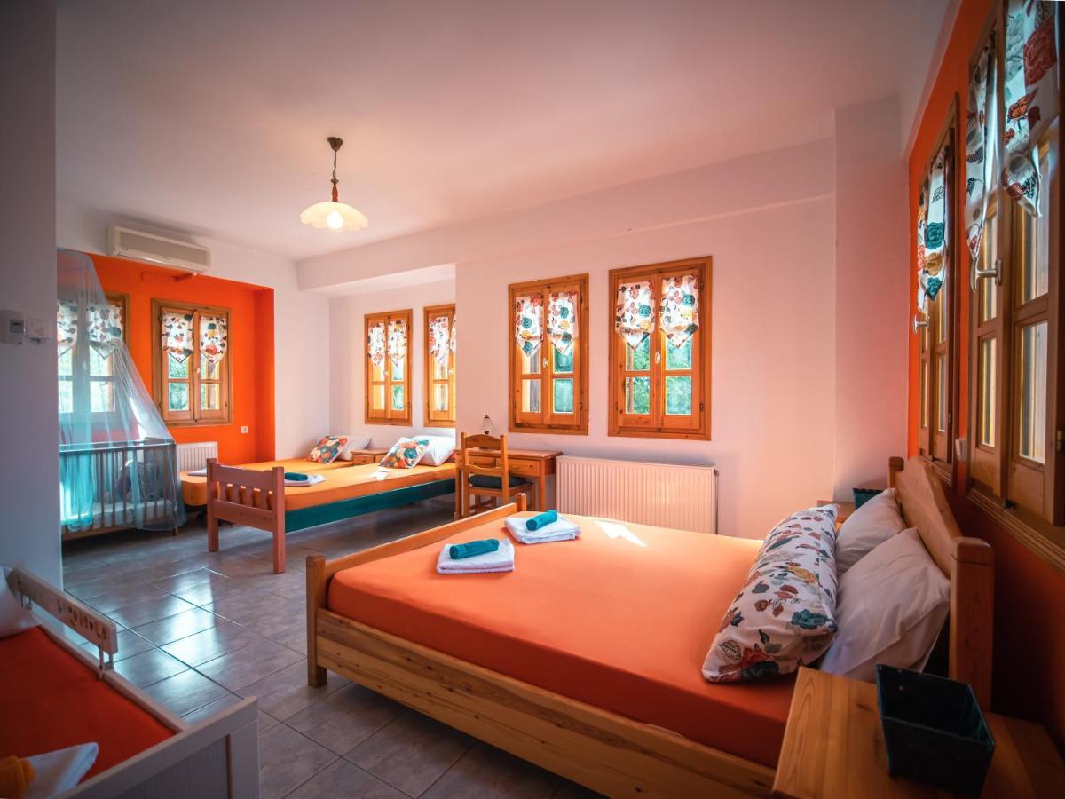 Orange House For Big Families In Damouchari - Delicious Houses Ngoại thất bức ảnh