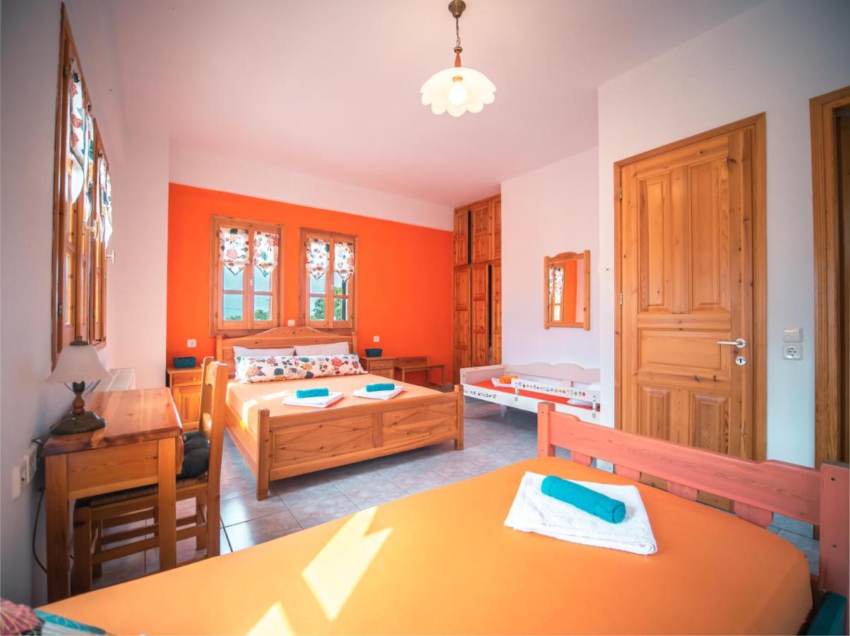 Orange House For Big Families In Damouchari - Delicious Houses Ngoại thất bức ảnh